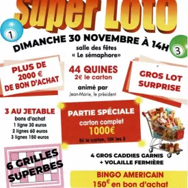 Loto du comité des fêtes Loto du comité des fêtes